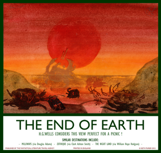 Illustration for article titled Travel posters advertise literature's most fantastical vacation spots
